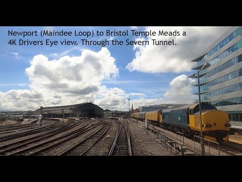 A 4K, Drivers eye view. Newport (Maindee Loop) to Bristol T.M. A covid lockdown entertainment film.