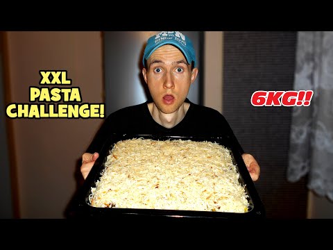6kg/13lbs Pasta Challenge with LOTS of Meat, Cheese and Sauces !!