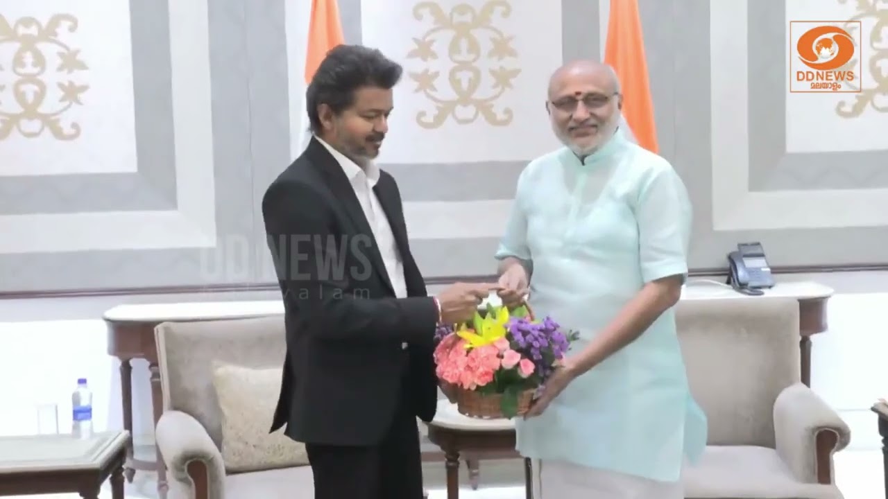 ഉപരാഷ്ട്രപതി സി.പി.രാധാകൃഷ്ണനെ സന്ദർശിച്ച് തമിഴ്നാ
