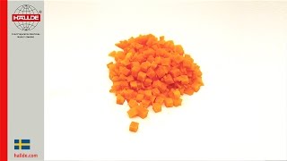 Морковь: Нарезка кубиками 6×6 мм