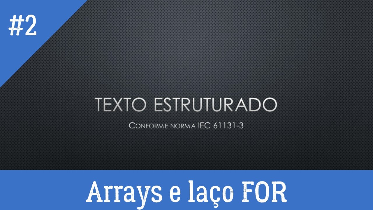 Texto estruturado: arrays e laço FOR