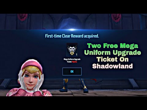 Two Free Mega Uniform Upgrade Ticket On Shadowland - Marvel Future Fight