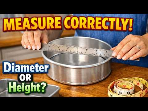 Stop Measuring Your Cake Tins Wrong! Why Your Cakes Are Sinking or Burning