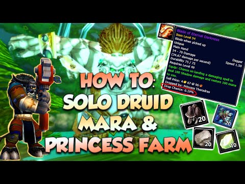 HOW TO: SOLO DRUID MARAUDON & PRINCESS GOLD FARM | In Depth Guide