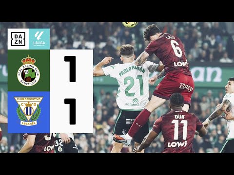 R. Racing Club vs CD Leganés (1-1) | Resumen | Highlights LALIGA HYPERMOTION