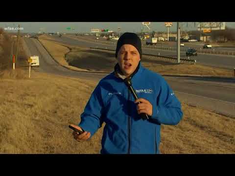 Grass fires burn across North Texas