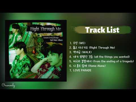 [Full Album] DAY6 (Even of Day) - Right Through Me