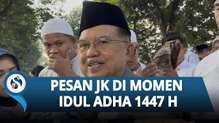 JK Berharap Dunia Bersatu Rehabilitasi Gaza, Idul Adha Jadi Momentum Persatuan & Pengorbanan
