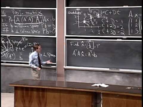 Projection Matrices and Least Squares