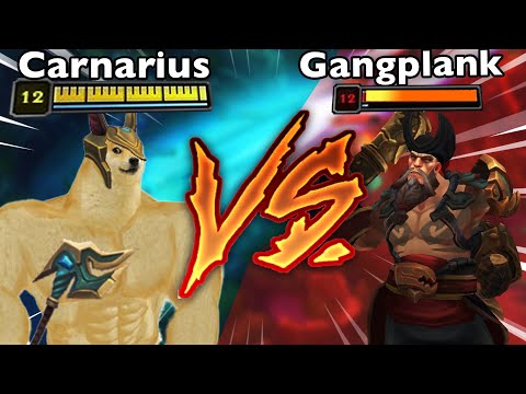 Rank 1 Nasus shows you how to deal with Gangplank | Carnarius | League of Legends