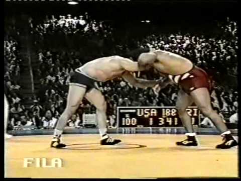 Angle,Kurt (USA) - Jadidi,Abbas (IRI)  100 kg. Final.1996 Olypiyskie igri. Atlanta