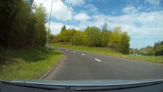 Rare UK Cloverleaf Interchange - Redditch Cloverleaf