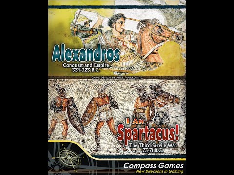 A brief look at "Alexandros" - The new edition from Compass Games