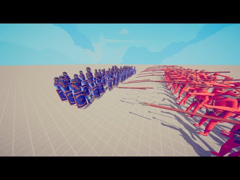 50 RANGED UNITS VS 50 SHIELD UNITS - TOURNAMENT 1 (TABS)