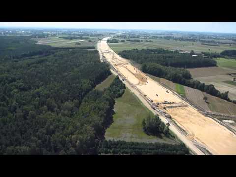 Droga ekspresowa / Expressway S8 Wrocław Łódź - Widok z góry