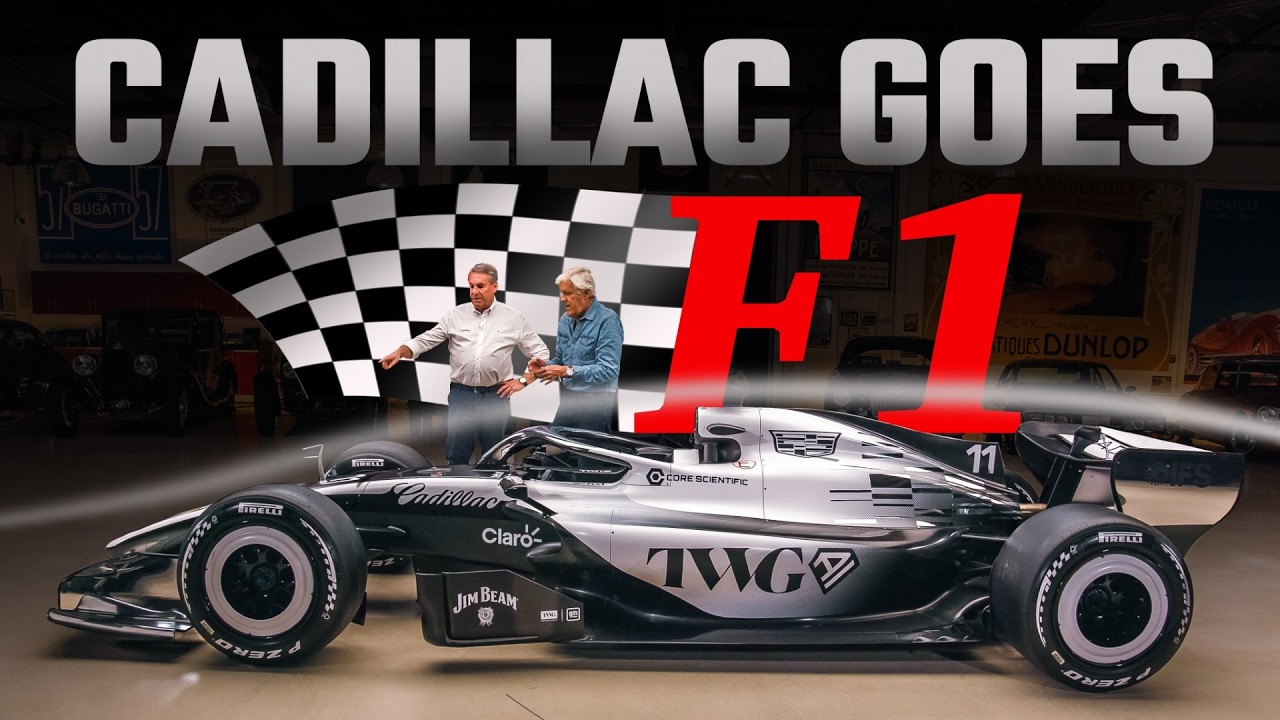 Mark Reuss walks Jay Leno through the MAC-26 — Cadillac's debut F1 chassis