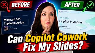 Copilot Cowork vs. Manual Presentation Redesign