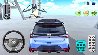 New Hatchback Car Hyundai i20 N in Rocket Launch Station - 3D Driving Class 2025 ios Android - Game