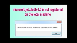 microsoft.ace.oledb.12.0&#39; provider is not registered on the local machine vb.net