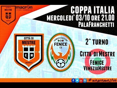 CITTÀ DI MESTRE – FENICE VENEZIAMESTRE: 0-5 (p.t. 0-3) secondo turno di Coppa