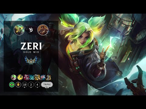 Zeri Mid vs Viktor - BR Challenger Patch 12.10