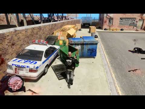 Grand Theft Auto IV (TLAD) - 6 Star Wanted Level - Gang War