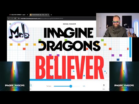 BELIEVER by IMAGINE DRAGONS on Chrome Music Lab