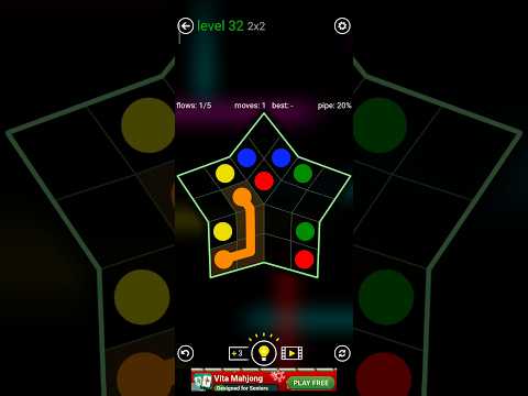 Flow Free Shapes Gameplay Quick Resolve #flowfree #puzzlegame #shorts #youtubeshorts #tiktok - YouTube