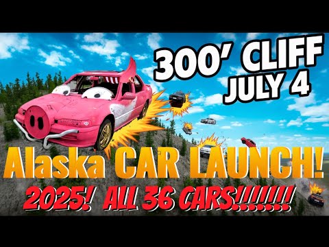 2025 Alaska Extreme Car Launch July 4th Celebration - ALL 36 CARS!