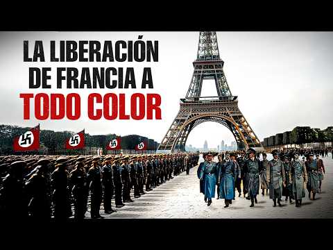 Así fue el día que los NAZIS ABANDONARON Francia en la 2° GM - A todo COLOR
