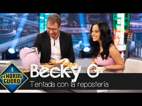 Pablo Motos tienta a Becky G con la repostería - El Hormiguero