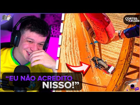 ARUAN REAGE: JOGUEI A HORNET DO MEU AMIGO A 100 METROS DE ALTURA (RENATO GARCIA) - Cortes do Aruan