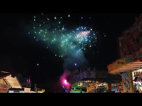 Feuerwerksshow in Kirmes Rodenkirchen 23/09/2022