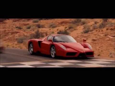 CARROS CHIQUES)corrida só de ferrari(PARTE DE UM FILME)
