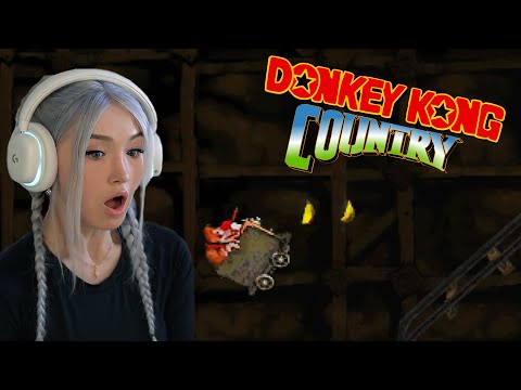 First time Playing Donkey Kong Country!