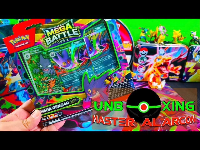 Vídeo relacionado con Pokemon Mega - Juego de Cartas coleccionables (Mega Gengar Ex)