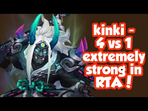 summoners war:  OP MONSTERS IN RTA! /  super strong  kinki EASY 4 vs 1! .. should it be nerfed too??