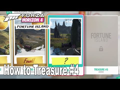 Forza Horizon 4: Fortune Island - How to Solve Treasure #4 [HD 1080P]