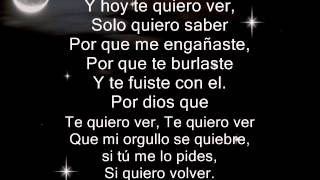 Los temerarios-Si quiero volver Letra