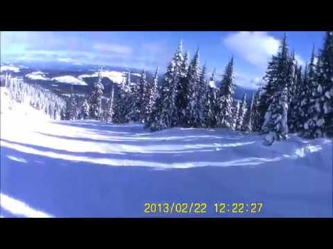 When a beginner skier ends up on a black diamond by mistake