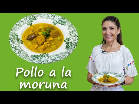 POLLO🍗a la MORUNA / Pollo estilo MARROQUÍ / Pollo con ACEITUNAS 🫒 / Delicioso, especiado y tierno