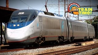 TRAIN TIME - AMTRAK ACELA EXPRESS - Choo Choo Bob Show