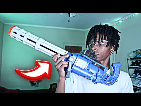 Unboxing Minigun Gel Blaster Pt.2!
