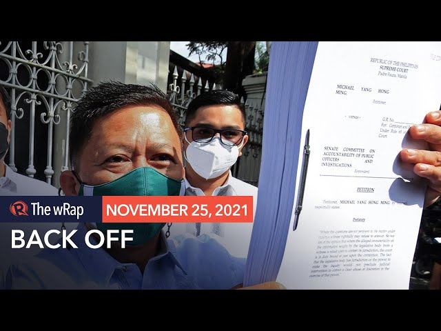Michael Yang pergi ke Mahkamah Agung untuk meminta Senat menarik diri