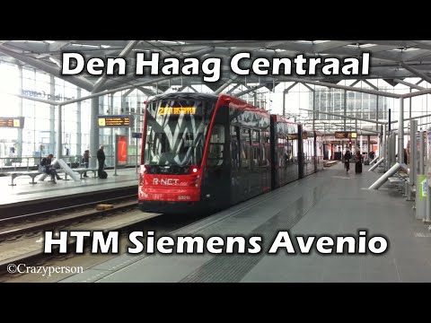 Nieuwe HTM tram Avenio 5021 in Den Haag Centraal, testrit op lijn 2 !
