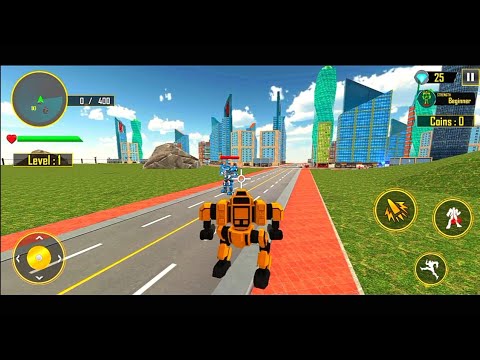 Dragon Fly Robot Transform Games - Robot Car Game - Android Gameplay