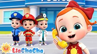 Download lagu Ring, Ring, Let's Call for Help | EP252 | Phone Call Song | Nursery Rhymes & Kids Songs | LiaChaCha mp3