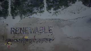 Human RENEWABLE ENERGY NOW at Tathra calls for action
