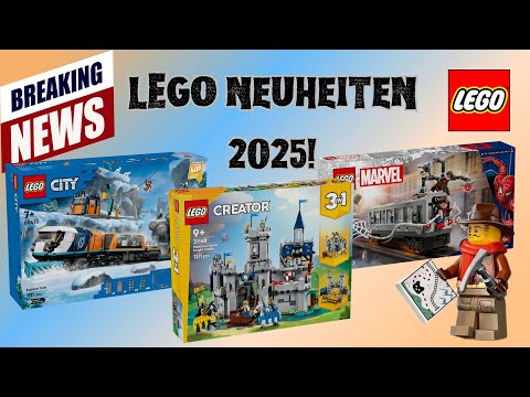 New Lego sets for 2025: Sherlock Holmes, Creator 3 in 1, Marvel and City with Johnny Thunder!