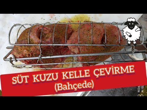 ‼️SÜT KUZU KELLE ÇEVİRME ‼️ / Meşhur Süt Kuzu Kelle / KELLE KIRDIK  💯 SCHAFSKOPF GRİLL